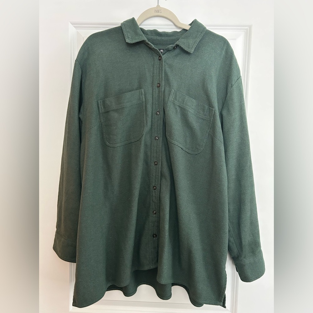 Madewell Boyfriend Cotton Button Up
